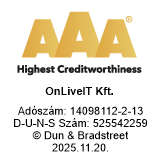 OnLiveIT Kft. - Dun and Bradstreet AAA tanúsítvány